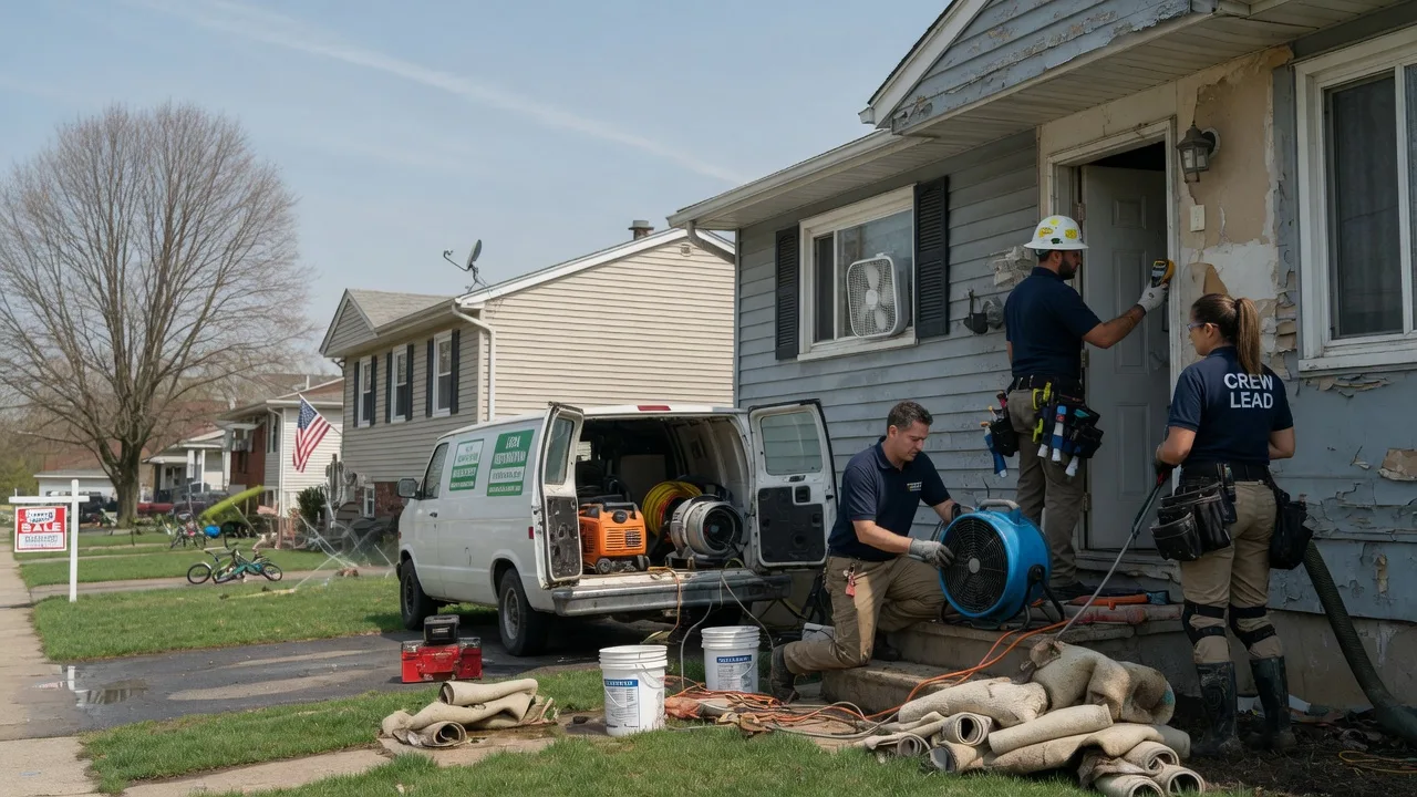 Flood Cleanup in Poteau, OK near me