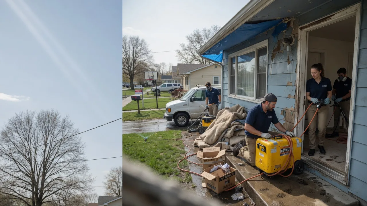 Basement Flood Cleanup in Poteau, OK near me